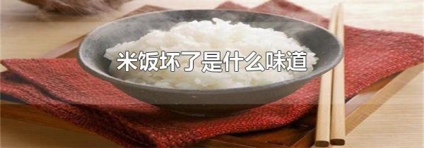 米饭坏了是什么味道