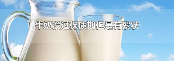 牛奶没过保质期但是有絮状