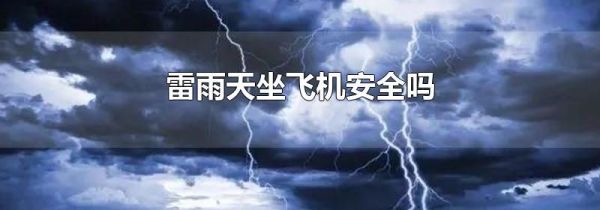雷雨天坐飞机安全吗