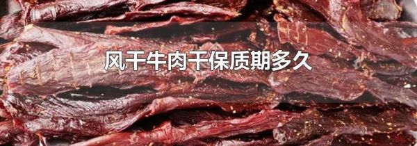 风干牛肉干保质期多久