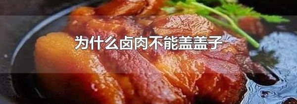 为什么卤肉不能盖盖子