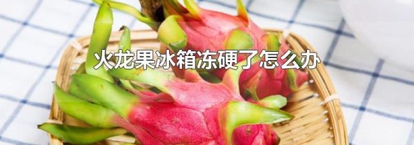 火龙果冰箱冻硬了怎么办