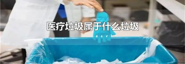 医疗垃圾属于什么垃圾