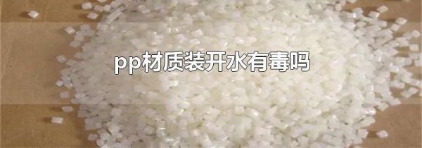 pp材质装开水有毒吗