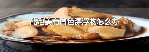 醋泡姜有白色漂浮物怎么办