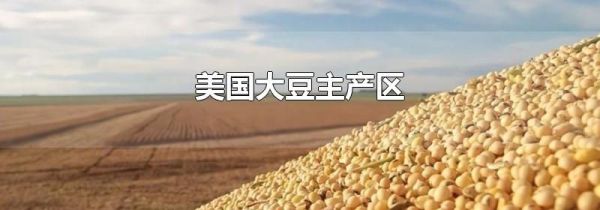 美国大豆主产区