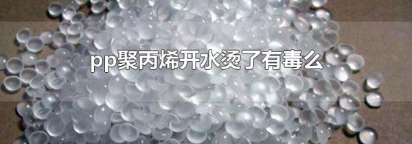 pp聚丙烯开水烫了有毒么