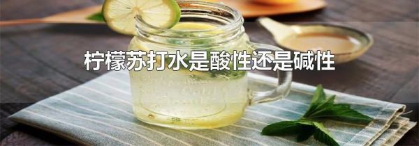 柠檬苏打水是酸性还是碱性