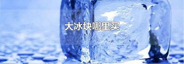 大冰块哪里买