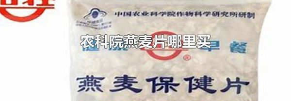 农科院燕麦片哪里买