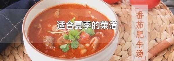 适合夏季的菜谱