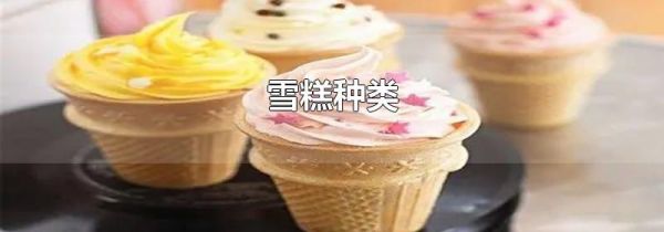 雪糕种类