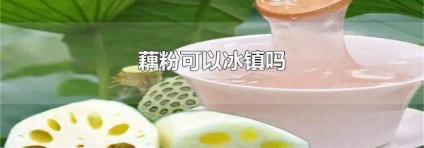 藕粉可以冰镇吗
