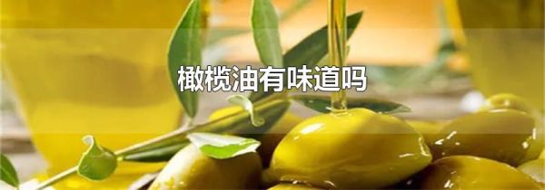 橄榄油有味道吗