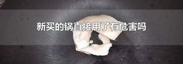 新买的锅直接用了有危害吗
