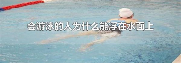 会游泳的人为什么能浮在水面上