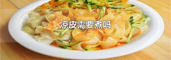 凉皮需要煮吗