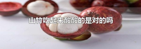 山竹吃起来酸酸的是对的吗