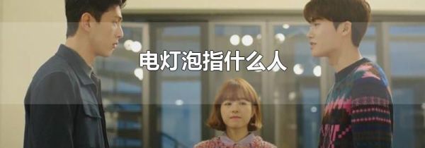电灯泡指什么人