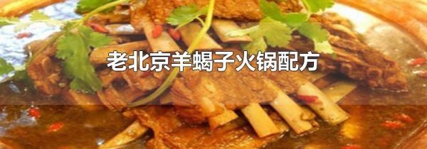 老北京羊蝎子火锅配方