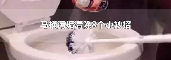 马桶污垢清除8个小妙招