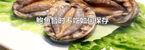 鲍鱼暂时不吃如何保存