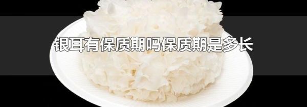 银耳有保质期吗保质期是多长