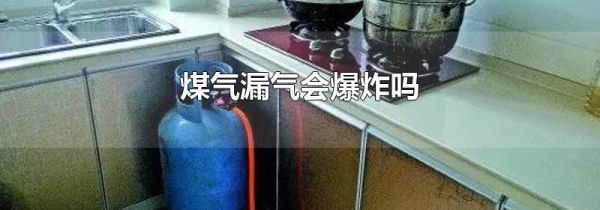 煤气漏气会爆炸吗