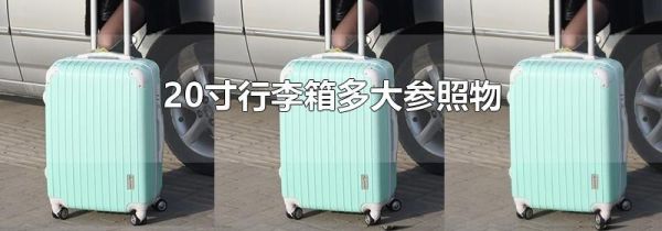 20寸行李箱多大参照物