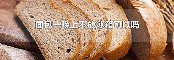 面包一晚上不放冰箱可以吗