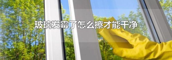 玻璃发霉了怎么擦才能干净