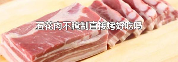 五花肉不腌制直接烤好吃吗