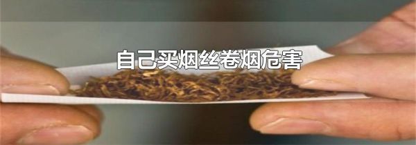 自己买烟丝卷烟危害