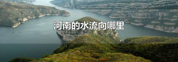 河南的水流向哪里