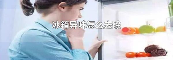 冰箱异味怎么去除
