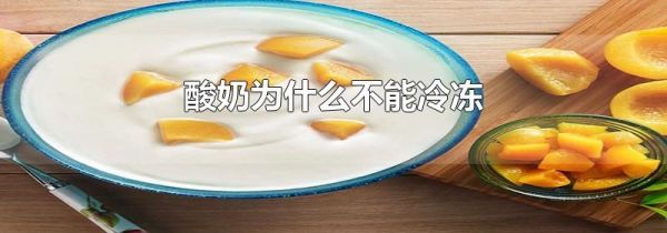 酸奶为什么不能冷冻