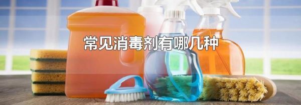 常见消毒剂有哪几种
