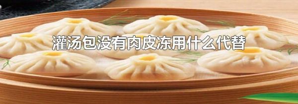 灌汤包没有肉皮冻用什么代替