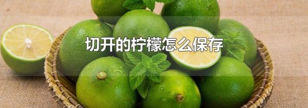 切开的柠檬怎么保存