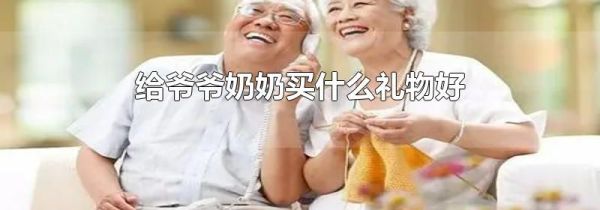 给爷爷奶奶买什么礼物好