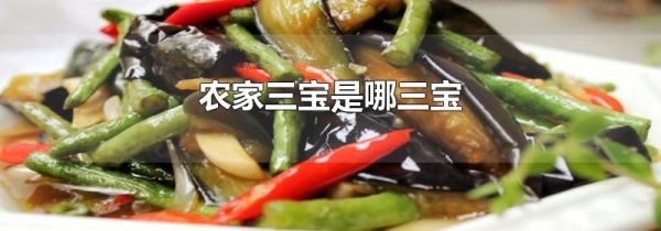 农家三宝是哪三宝