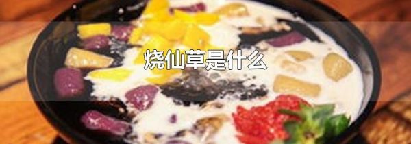 烧仙草是什么