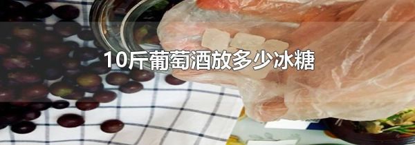 10斤葡萄酒放多少冰糖