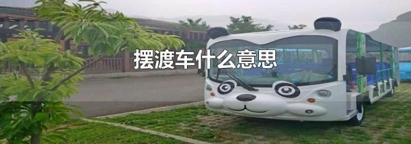 摆渡车什么意思