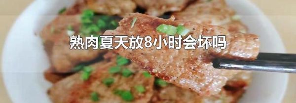 熟肉夏天放8小时会坏吗