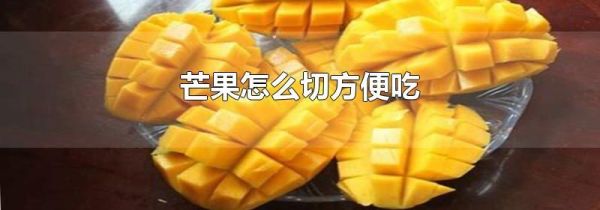芒果怎么切方便吃