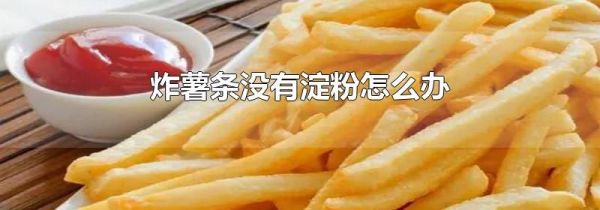 炸薯条没有淀粉怎么办