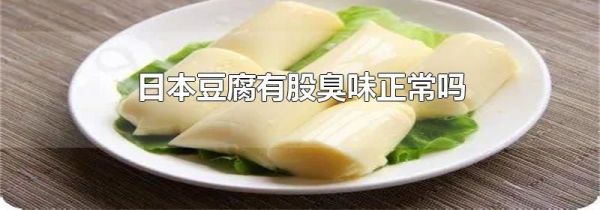 日本豆腐有股臭味正常吗