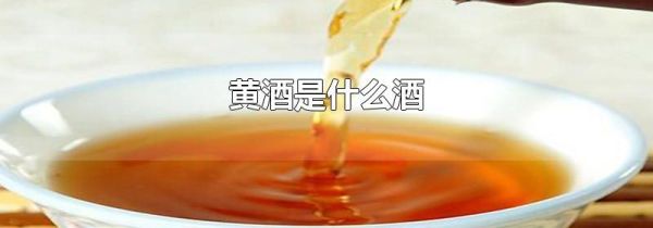 黄酒是什么酒
