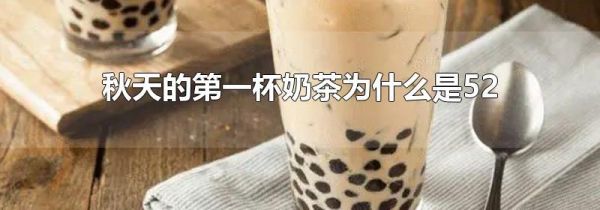 秋天的第一杯奶茶为什么是52